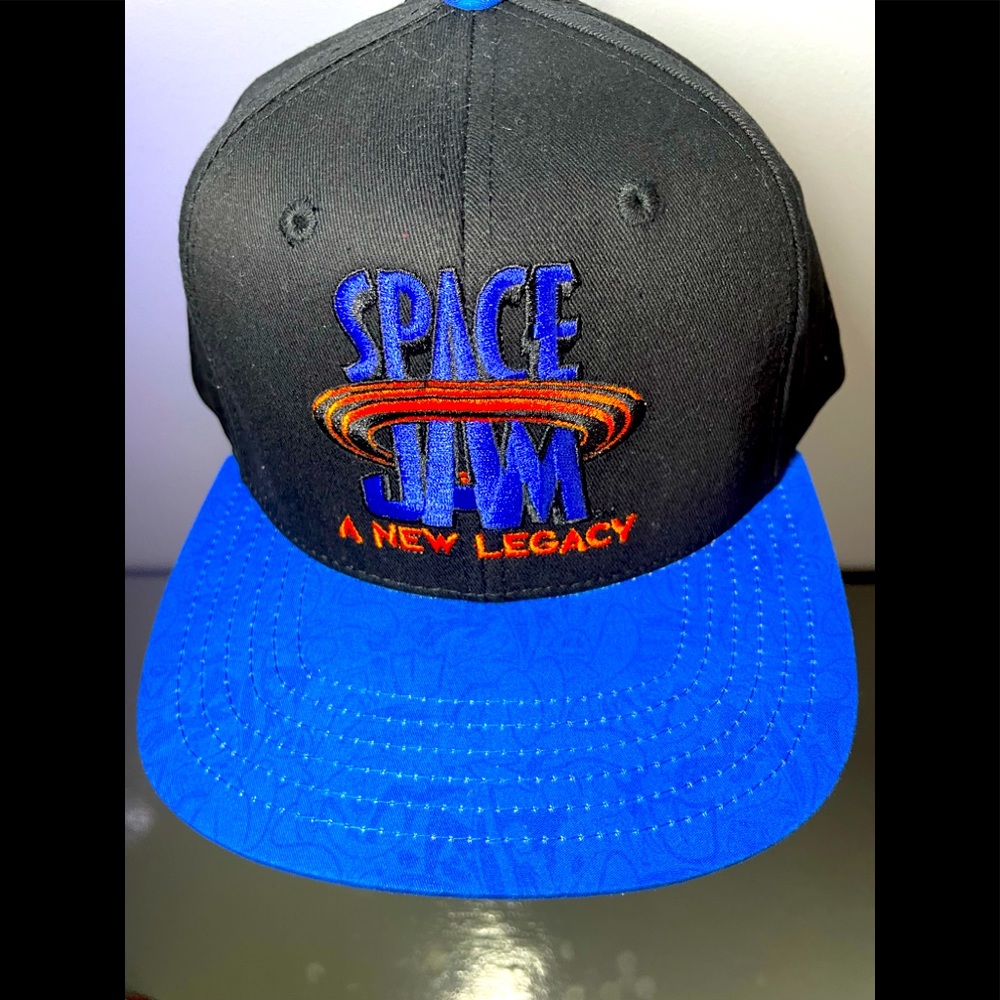 Space Jam A New Legacy Movie Tune Squad Looney Tunes Snapback Cap Logo Hat NWT